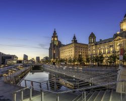 The Three Graces on Liverpools waterfront