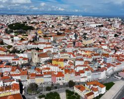 Lisboa City top view